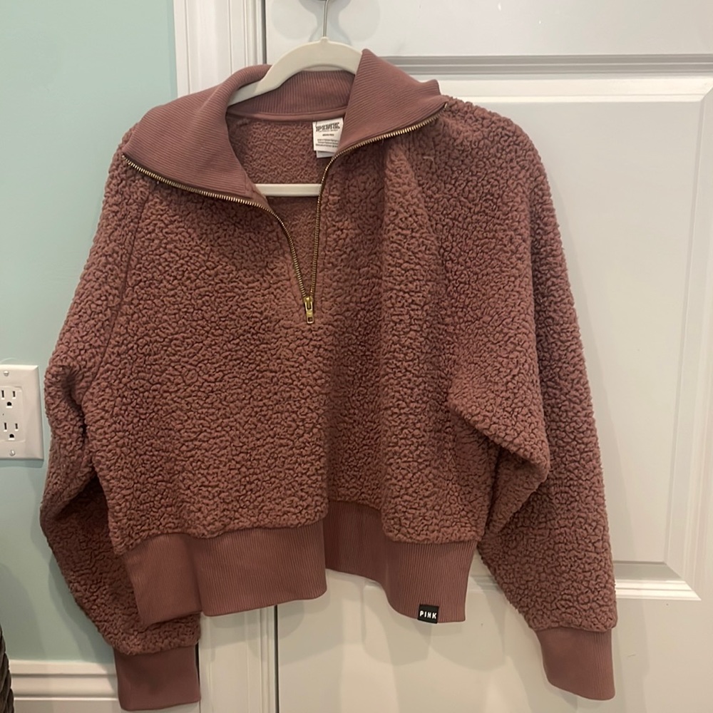 Victoria Secret PINK Quarter Zip Sweatshirt